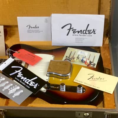 LEFTY! Fender American Vintage 64 Reissue 2012 NOS Relic Classic Sunburst Tele Nitro Made in USA 7.2 Lb G&G HSC Rare image 21