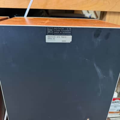 Vintage Bang & Olufsen Beovox S75 Type 6313 Rosewood Speakers; Tested SEE VIDEO image 15