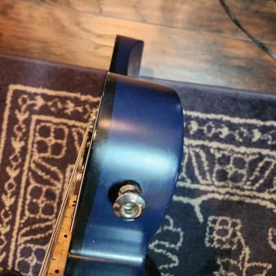 Leets Telecaster Style 2016 Dark Blue W/figured Maple Top image 12