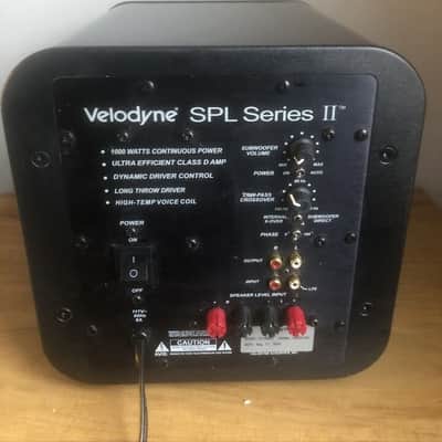 Velodyne SPL-8BG 1000 Watt Series II Subwoofer TESTED WORKING - READ image 1