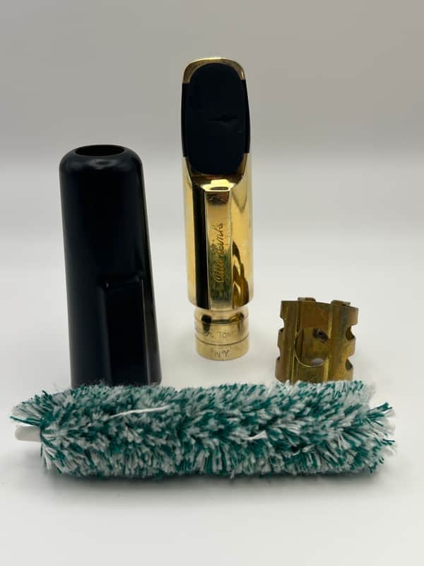 Vintage Otto Link 6* Super Tone Master “N.Y.” Tenor Saxophone Mouthpiece, Original Ligature & Cap image 1