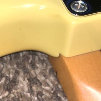 2020 Fender Player Stratocaster with Maple Fretboard electric guitar cream color image 5