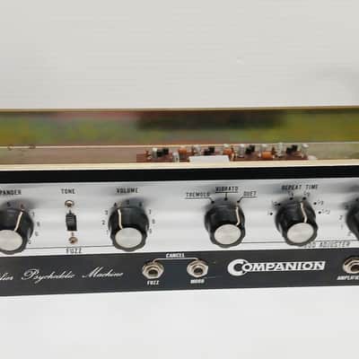 Shin-Ei Companion Amplifier Psychedelic Machine 1960s - Black and Silver image 4