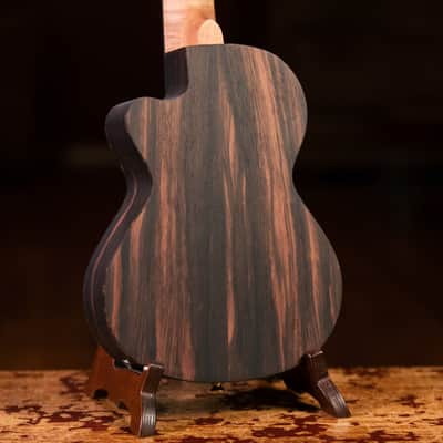 Ortega RGL5EB-CE Mini Travel Series Ebony Top Mahogany Neck 1/8 Size 6-String Acoustic-Electric Guitarlele image 4