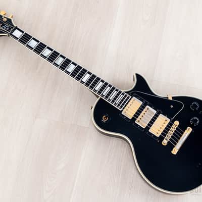 1981 Gibson Les Paul Custom Black Beauty 3 Pickup Ebony w/ Tim Shaw & T Tops, Case image 11