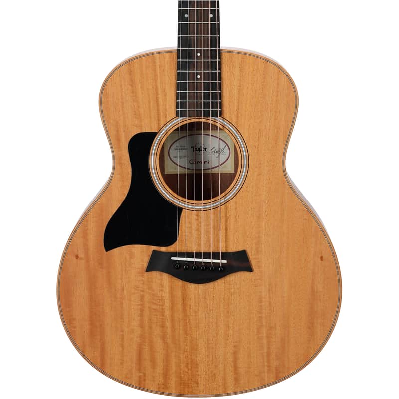 Taylor GS Grand Symphony Mini Mahogany Acoustic Guitar, Left-Handed (with Gig Bag), Natural image 1