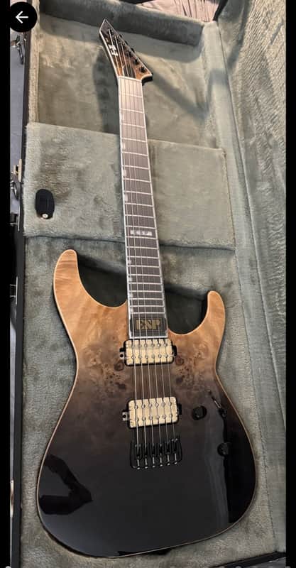 ESP E-II M-II HT NT Black Natural Fade - Natural Fade image 1