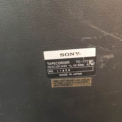 Sony TC-177SD 3-Head Stereo Cassette Deck vintage 1974 - fully functional image 14