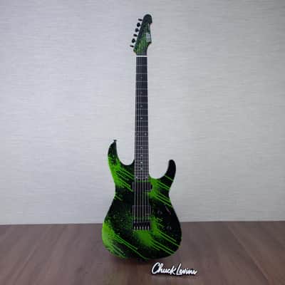 ESP USA M-II HT Electric Guitar - Alien Blood Splater - #US24803 image 2