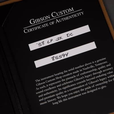 Gibson Custom Shop 1958 Les Paul Junior Double-Cut Reissue VOS Cherry 7.4 #85594 image 17