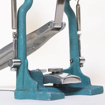 Slingerland AA Bass Drum Pedal, Ball Bearing Action, Scroll Footboard, Blue Textured Finish - 1959 to '60 image 13