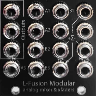3X Analog Crossfader, 3ch Mixer, Distortion, White Noise 9HP Eurorack Module image 4