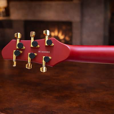 Jericho Guitars Elite Satin Red Standard 25.75" 2026 - Satin image 3