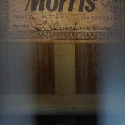 Morris M-20 Classical Guitar – Made in Japan – Vintage MIJ Nylon – w/ Hard Case - Fair image 10