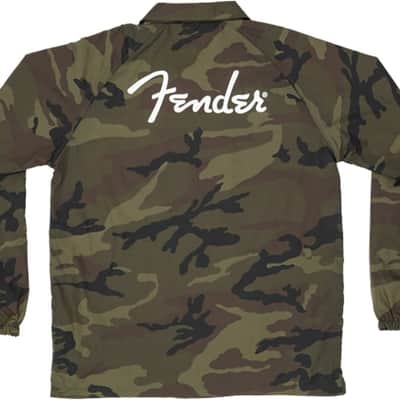 Genuine Fender Logo Camouflage Pattern Coaches Jacket Sz Extra Large #9192002606 image 3
