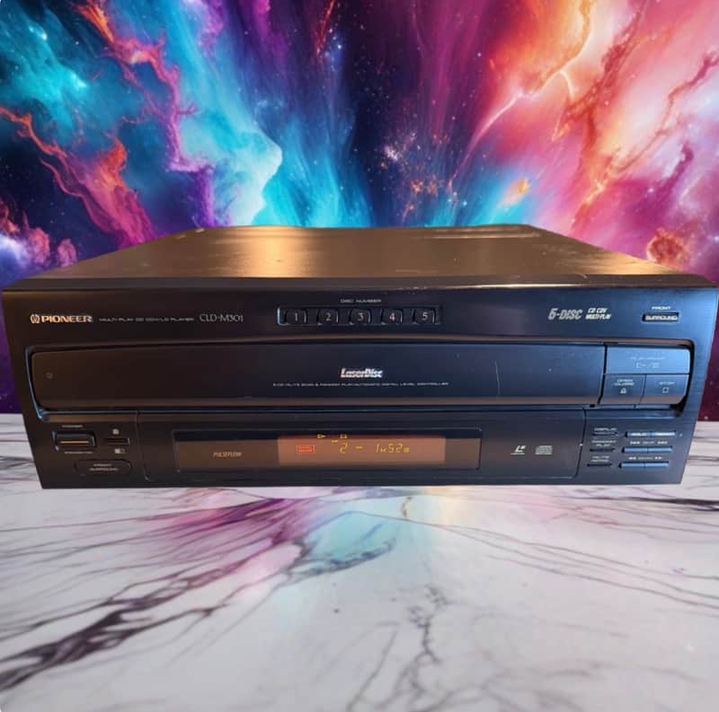 Pioneer CLD-M301 LaserDisc Player and 5-Disc CD Player FRESH SERVICE W/ Remote🔥 image 1