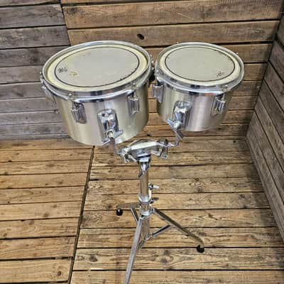 Tama Toms 8" And 10" Concert, Silver w/Premier Stand USED! RKJTM150426 image 2