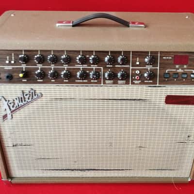 Fender Acoustasonic Pro 2-Channel 2 x 80-Watt 2x8" Acoustic Guitar Amp 1999 - 2001 - Brown image 3