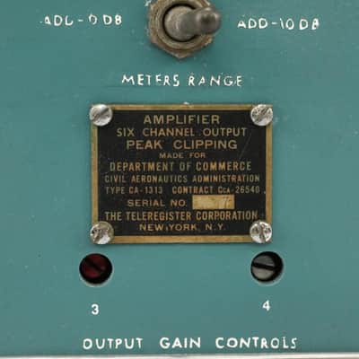 Teleregister Corp Dept of Commerce Peak Clipping Tube Amp Amplifier #46270 image 6