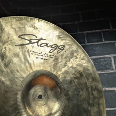 Stagg Myra 20" Brilliant Rock Ride – Hand‑Made B20 Bronze – High‑Energy Projection image 5