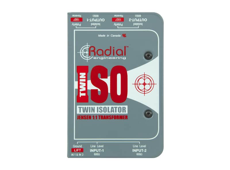Radial Engineering Twin Iso Passive Line-Level Isolator [DEMO] image 1