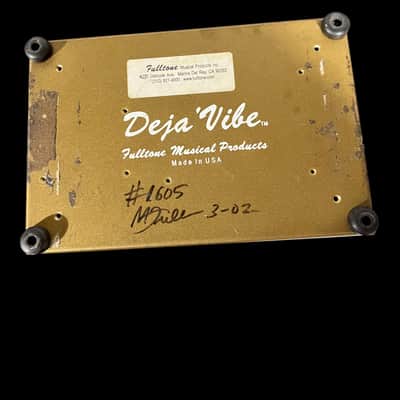 Fulltone Vintage Deja 'Vibe 1999 - Gold X7722 image 7