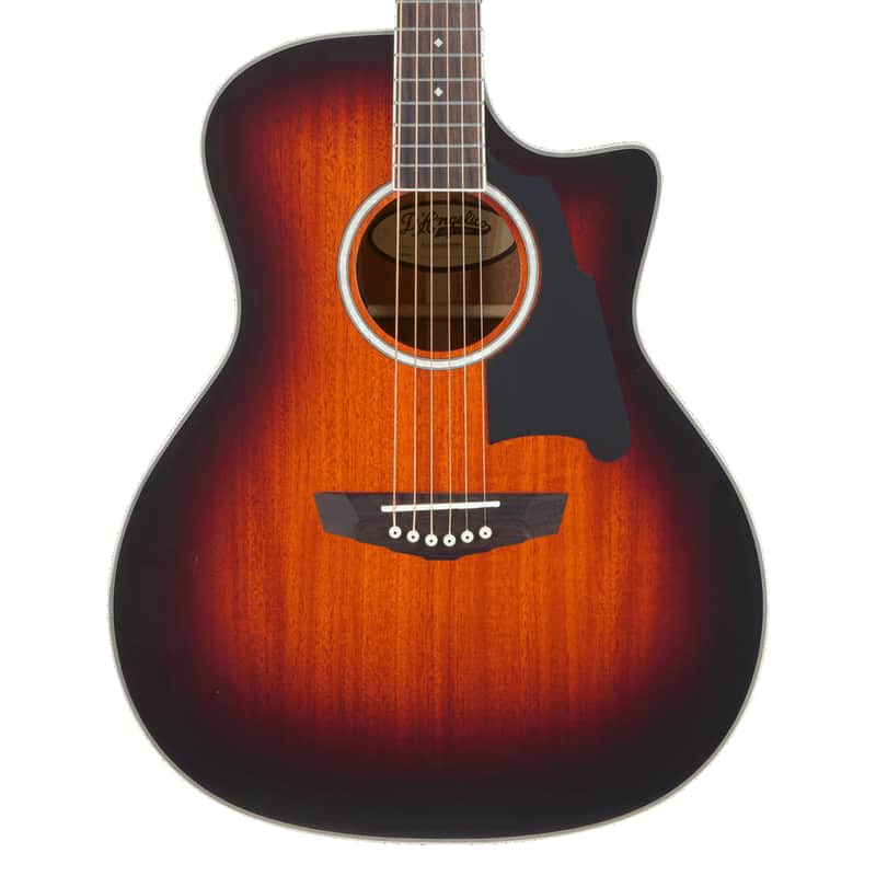 D'Angelico Excel Gramercy Grand Auditorium A/E Guitar - Mahogany Burst image 1