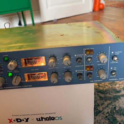 Orban Model 424A Stereo Gated Compressor / Limiter with De-Esser 1980s - Blue image 3