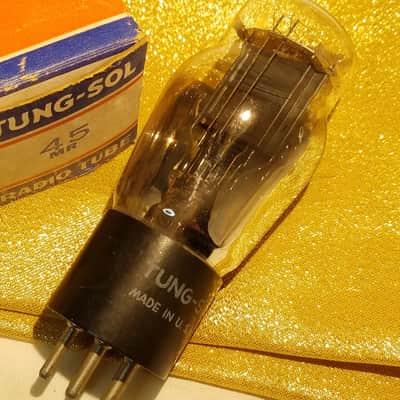 RCA etc. ONE (1) Type 45 Antique tNOS AT1000 TESTED Vacuum Tube UX245 245 Power Triode 1935-1947 image 13