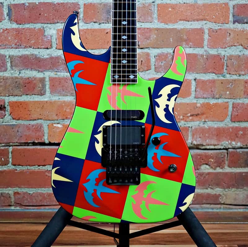 (Video Demo) ESP Custom Shop Chris Degarmo of “Queensryche” M-II 2005 Warhol Graphic OHSC image 1