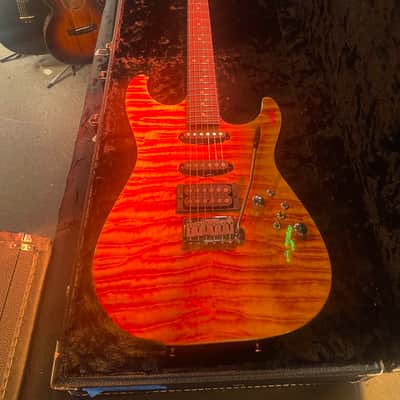 Tom Anderson Hollow Drop Top 2006 - Fire Yellow image 1