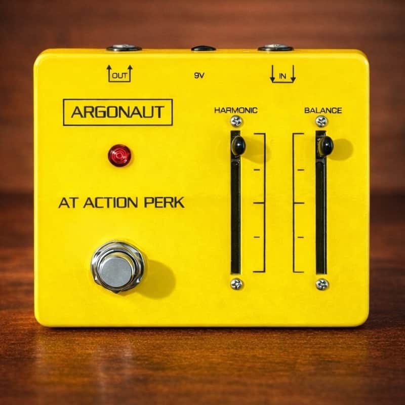 Argonaut - At Action Perk - Vintage Transistor Percolator -Inspired Fuzz w/ Odd Order Harmonics - Mellow Yellow image 1