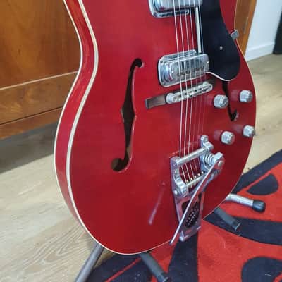 Maton 777 Supreme 1964 - Translucent red image 4