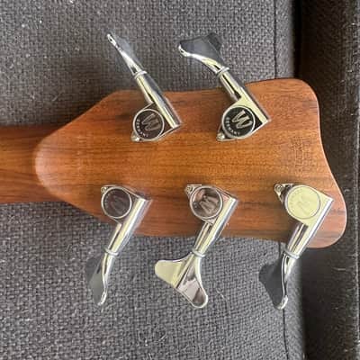 Warwick German Pro Series Corvette Bubinga 5 Active 2010s - Natural Transparent image 9