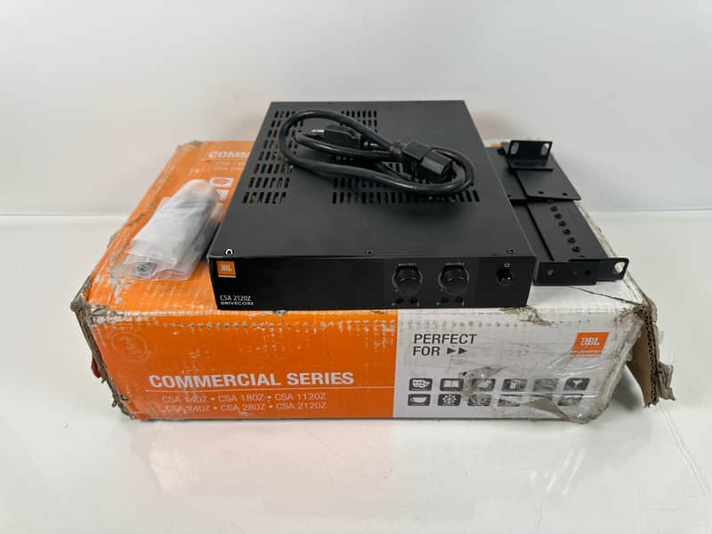 JBL CSA2120Z 120W 2-Channel Power Amplifier 70V 100V Installation Amp OPEN BOX image 1