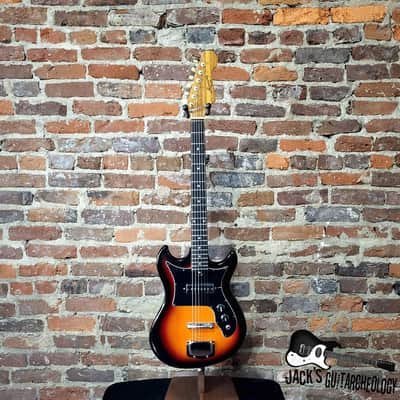 Harmony H-801 Electric Guitar (1970s, Sunburst) image 2