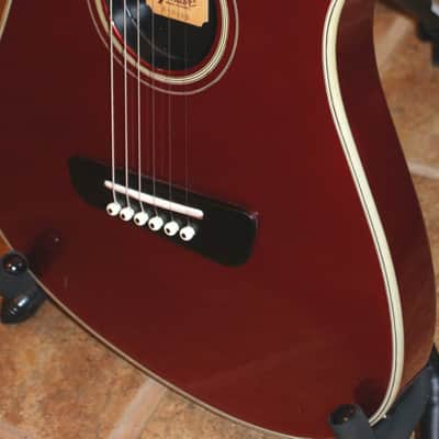 Fender Santa Rosa 1989 Red Electric/Acoustic image 5