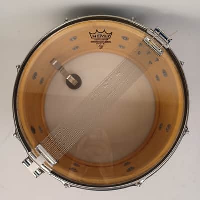 Slingerland 1972 Radio King #111 7x14"Snare Drum Blue Sparkle/Maple Vintage 70s image 10