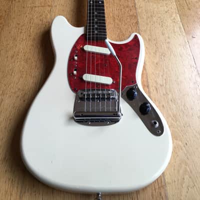 Fender Mustang '65 RI Slab Body MIJ T-Serial 2007-2010 Olympic White image 2