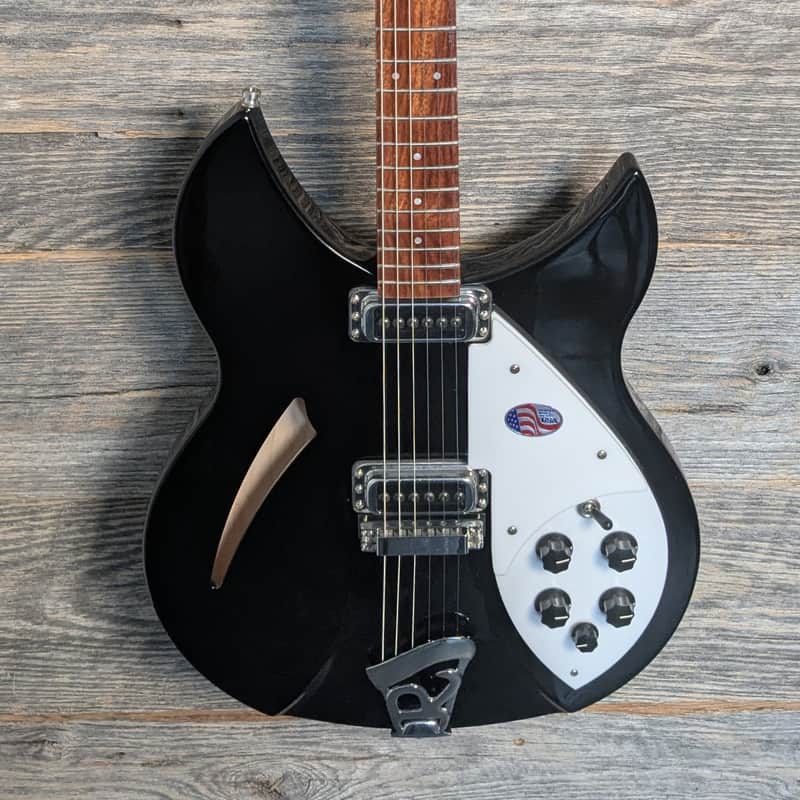 Used Rickenbacker 2024 330 Semi-Hollow - Jetglo w/OHSC image 1