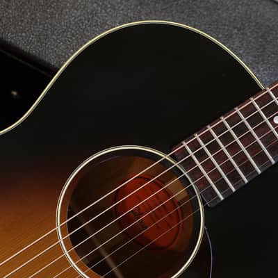 2024 Gibson Custom Shop 1942 Banner LG-2 Acoustic Guitar Vintage Sunburst + COA OHSC image 4