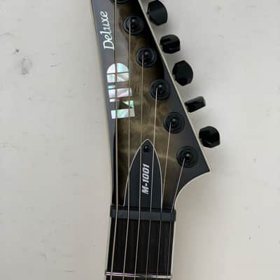ESP LTD M-1001NT Electric Guitar QM Quilted Maple Charcoal Burst Brand New - M1001NT - Korea image 13