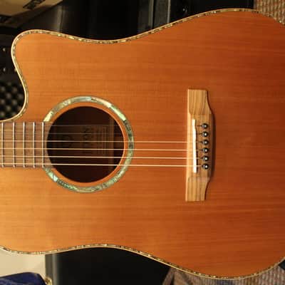 Teton Dreadnought Acoustic-Electric Guitar STS205CENT image 2