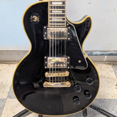Epiphone Les Paul Custom Ebony (Black) 2010 - Gold Hardware, Grover Tuners, USA Inspected image 5
