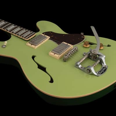 Fano GF6 Alt de Facto Set Neck - Gretsch 2-Tone Green image 12