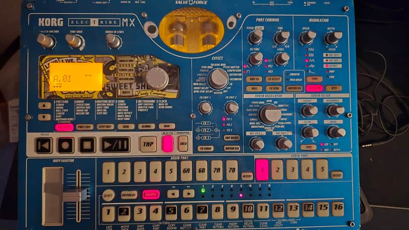 Korg Electribe-MX EMX-1 Music Production Station 2000s - Blue image 1