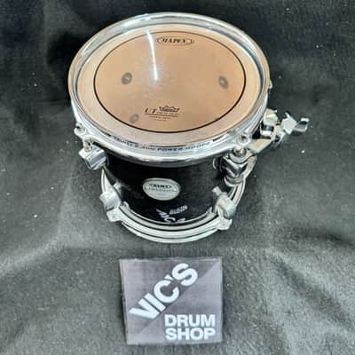 Mapex Meridian Maple 8"x8" Rack Tom, Gloss Transparent Black, Used image 2