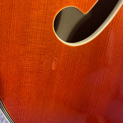 Epiphone Emperor Swingster Orange with Bigbsy image 10