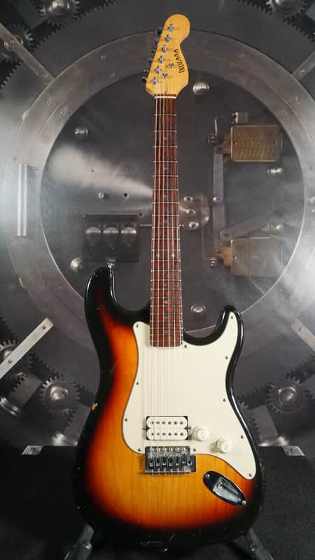 Indiana Strat-Style Electric Guitar – Sunburst – Humbucker – Rosewood Board – Player Grade image 1