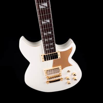 Reverend Kyle Shutt Signature 2 Ice White Electric Guitar with Case image 3